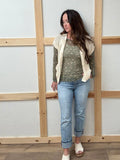 High Rise Straight Cuff Ankle