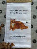 Orange Tabby Cat Towel