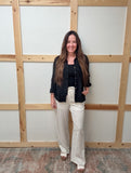 Lined Pants With Drawstring Waist