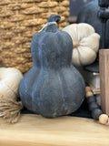 7" Black Terracotta Gourd