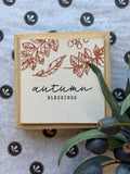 Autumn Blessings 6" Sign