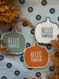 4.5" Hello Pumpkin