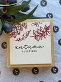 Autumn Blessings 6" Sign