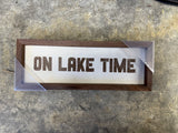 On Lake Time Brown