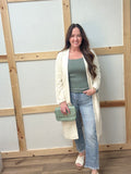 Mid Rise Cigarette Crop Jeans