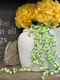 9" Matte White Planter