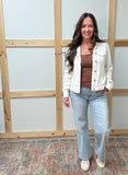 Mid Rise Wide Leg Ankle Jeans