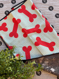 Geometry Yuletide Pup Paw Towel