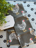 Geometry Hen House Tea Towel