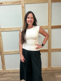 Double Layered Cap Sleeve Tee