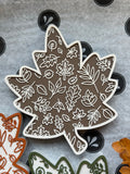 5" Autumn Garden Leaf