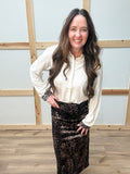 Leopard Print Skirt