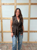 Afton Plaid Vest