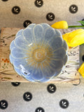 Blue Glazed Flower Bowl