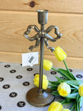 Iron Bow Candle Holder