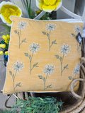 18"x18" Yellow Dandelion Pillow