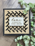 Home 5" Sign
