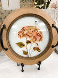 Wood & Glass Flower Tray