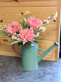 Oversized Watering Can with Copper Accents