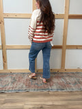 Mid Rise Crop Wide Leg Jeans