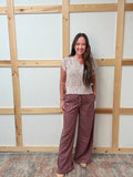 High Rise Wide Leg Pants