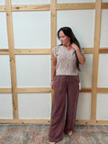 High Rise Wide Leg Pants