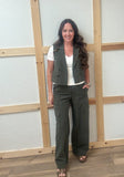 Pinstripe Cargo Pants