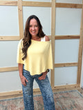 Lexus Poncho Knit Top