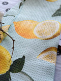 Geometry Amalfi Lemons Tea Towel