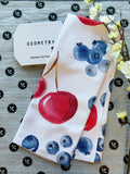 Geometry Cherry On Top Tea Towel