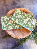 Green Floral Small Trays