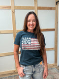 American Flag Graphic Tee