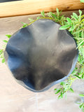Wavy Black Teak Bowl