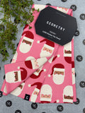 Geometry Jolly Santas Luxe Towel