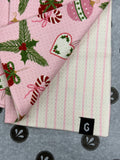 Geometry Pink Tidings Luxe Towel