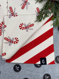 Geometry Peppermint Lane Luxe Towel