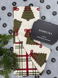 Geometry Ribbon Pines Luxe Towel