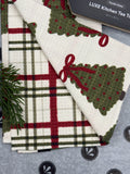Geometry Ribbon Pines Luxe Towel