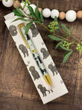 Black Labradoodle Pen