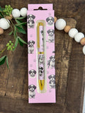 Black & White Shih Tzu Pen