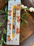 Red Dachshund Pen