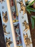 German Shepherd Pen - Light Blue