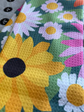Geometry Wild Blooms Tea Towel