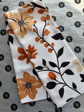 Geometry Spiced Florals Tea Towel