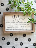 Memorial For Mom Sign