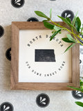 North Dakota Our Home Sweet Home Sign - Small