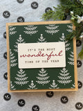 Wonderful Time Of The Year 8" Sign