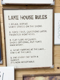 Lake House Rules