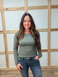 Double Layered Long Sleeve Tee