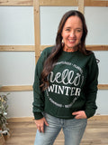 Hello Winter Graphic Sweatshirt